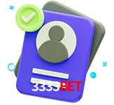 Tornar-se um membro do 3333Bet é muito simples
